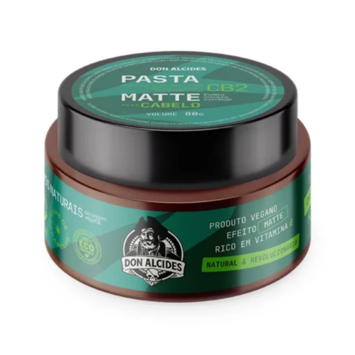 Pasta para Cabelos Matte Ozonizada CB2 Don Alcides 80g - Shopmano