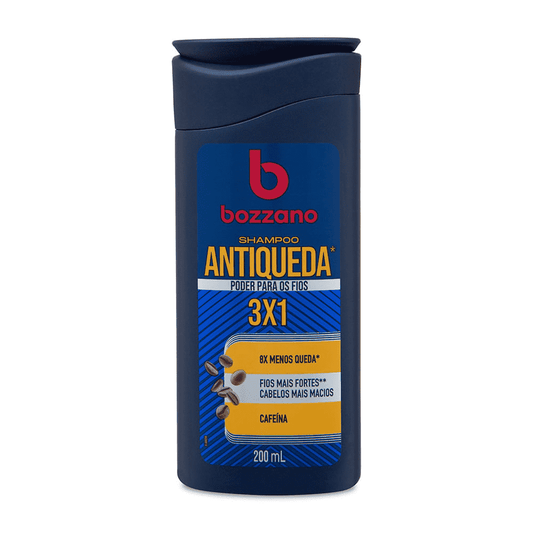 Shampoo Antiqueda 3x1 Bozzano 200ml - Shopmano