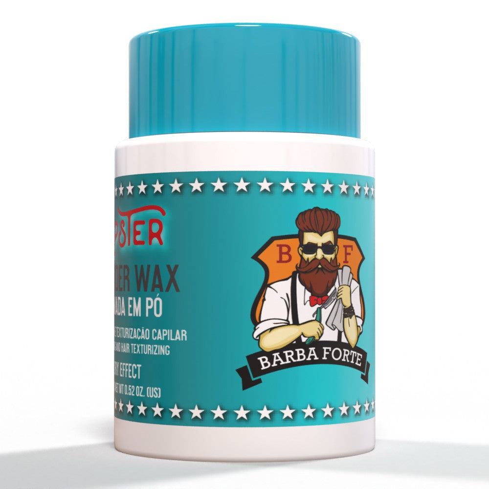 Pomada Modeladora Em Pó Powder Wax Hipster Barba Forte 15g - Shopmano