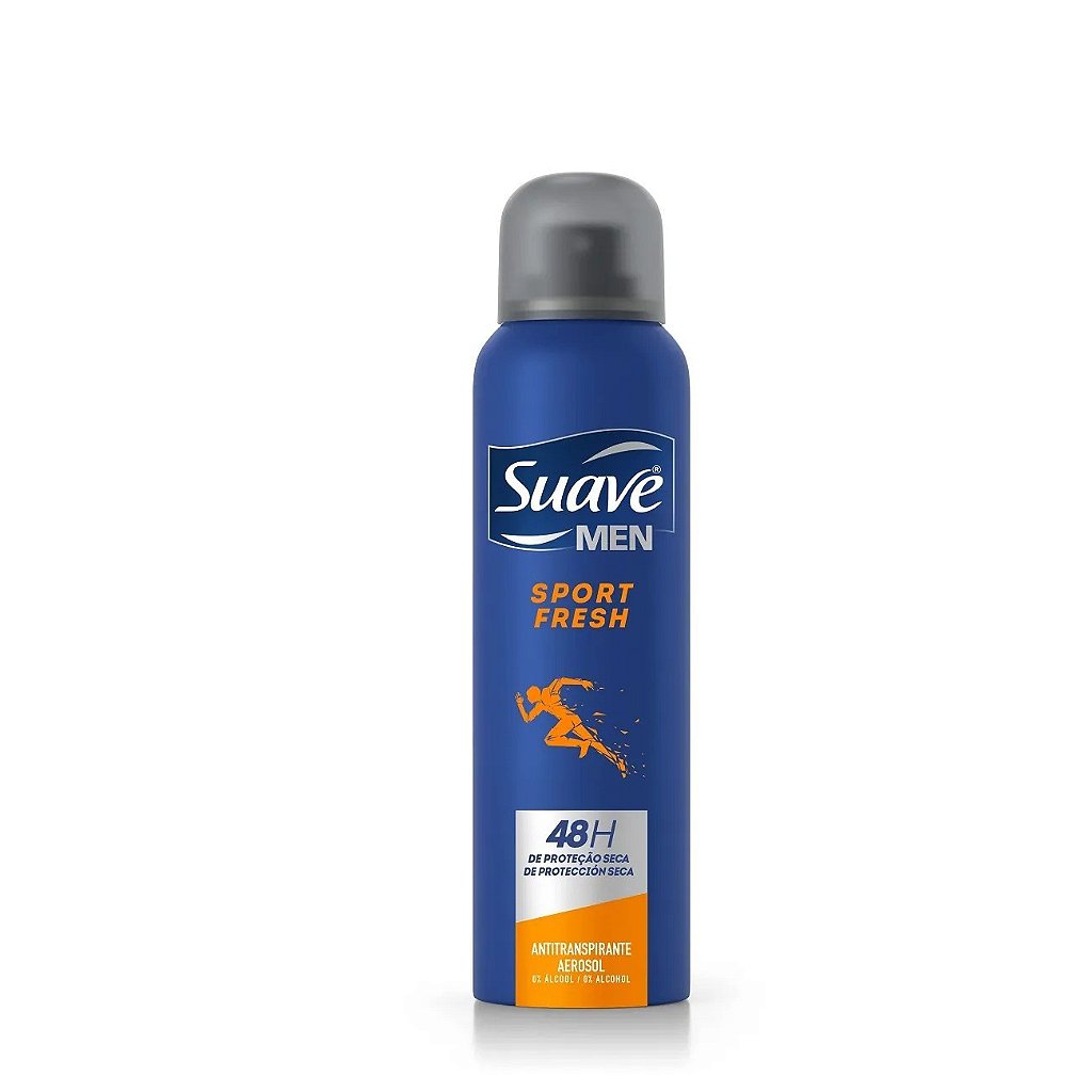 Desodorante Antitranspirante Sport Fresh Suave Men 150ml - Shopmano