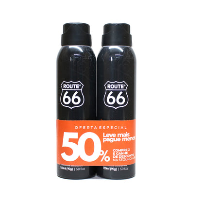 Pack 2 Desodorantes 48h Invisible Route 66 Viking 150ml - Shopmano