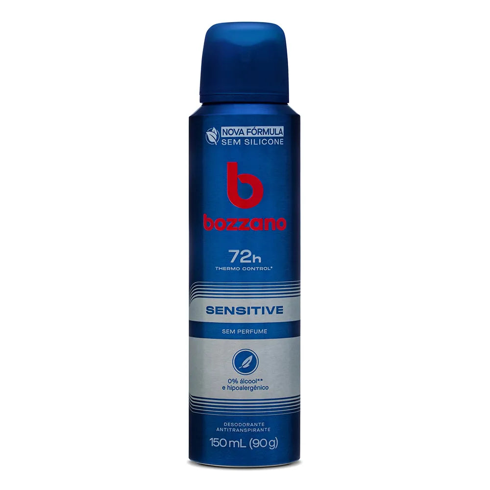 Desodorante Bozzano Antitranspirante Aerossol Sensitive 150ml