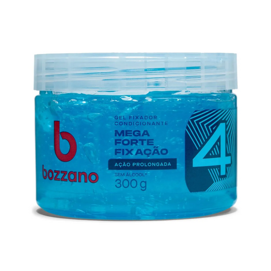 Gel Condicionador Mega Forte Fixação Bozzano 300g - Shopmano