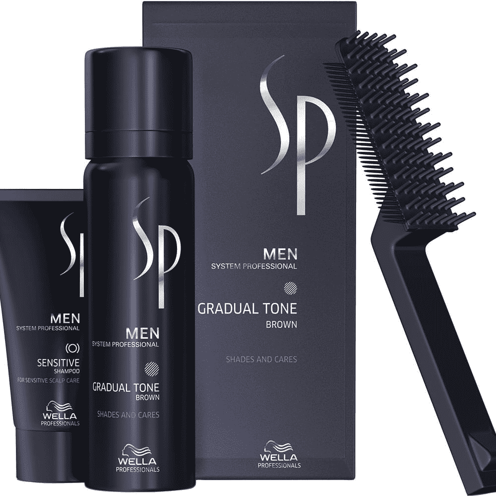 Kit Tonalizante Masculino Wella SP Men Gradual Tone Brown - Shopmano