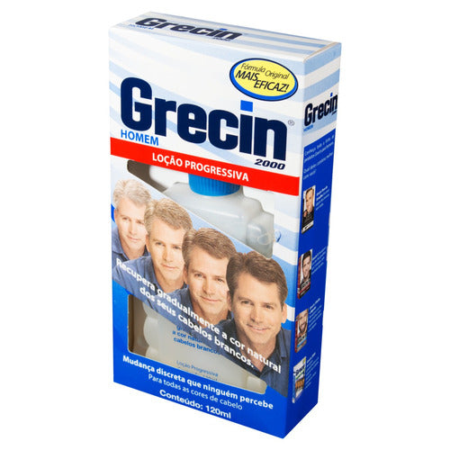 Loção Progressiva Grecin Homem 2000 120ml - Shopmano