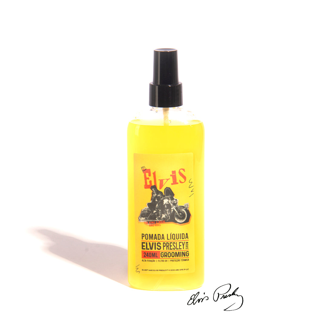 Pomada Líquida Grooming Elvis Presley Viking 240ml - Shopmano