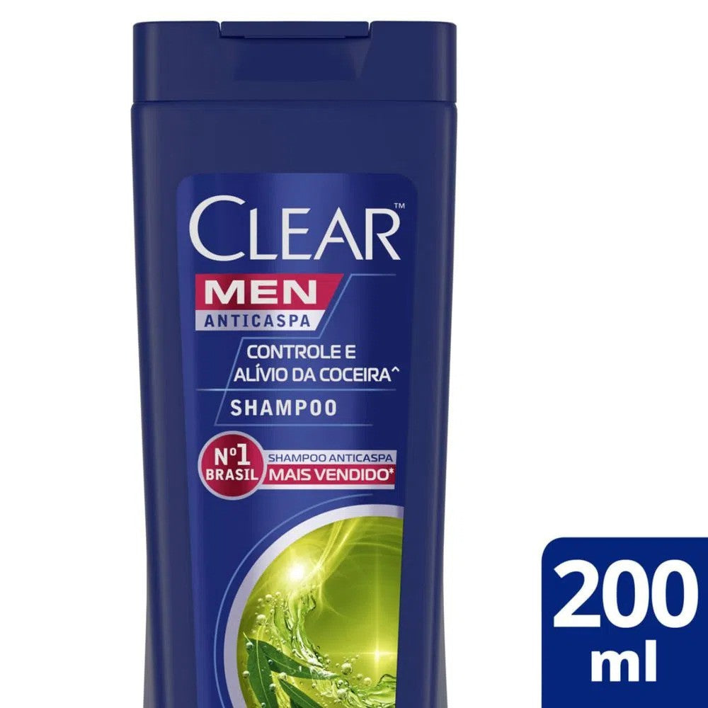 Shampoo Anticaspa Controle Alívio Da Coceira Clear Men 200ml