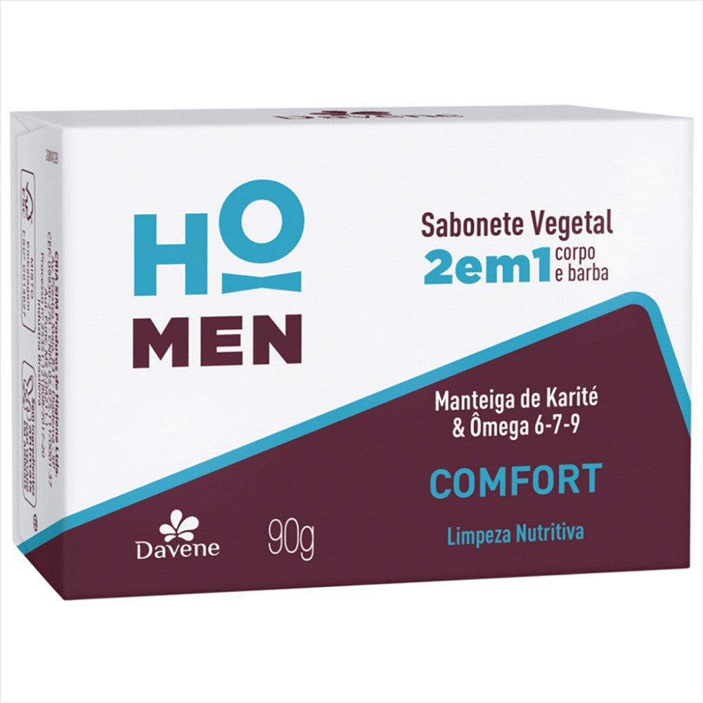 Sabonete Corpo e Barba 2 em 1 Davene Comfort Ho Men 90g - Shopmano