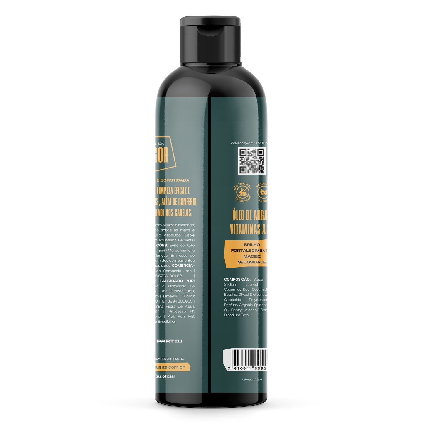 Shampoo para Cabelo Masculino Vigor Partiu 200ml - Shopmano