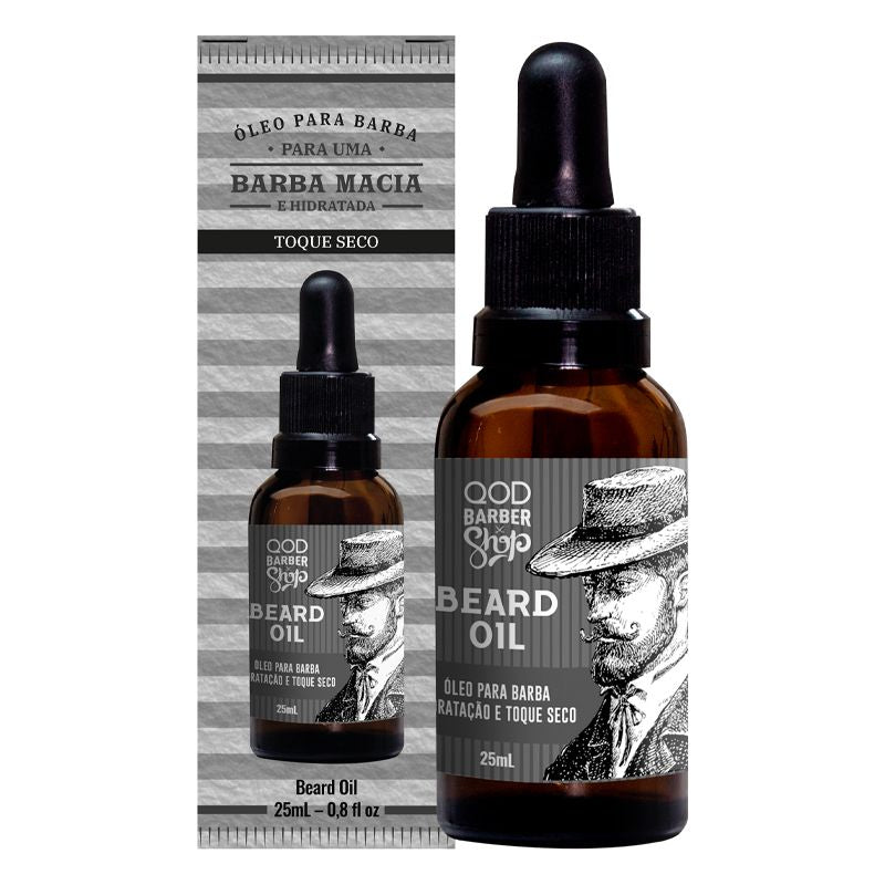 Óleo para Barba Toque Seco QOD Barber Shop 25ml - Shopmano