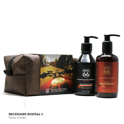 Kit Necessaire Shampoo E Sabonete Rebel Bikers Route 66 - Shopmano