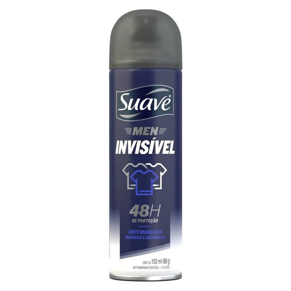 Antitranspirante Aerossol Invisível Suave Men 150ml - Shopmano