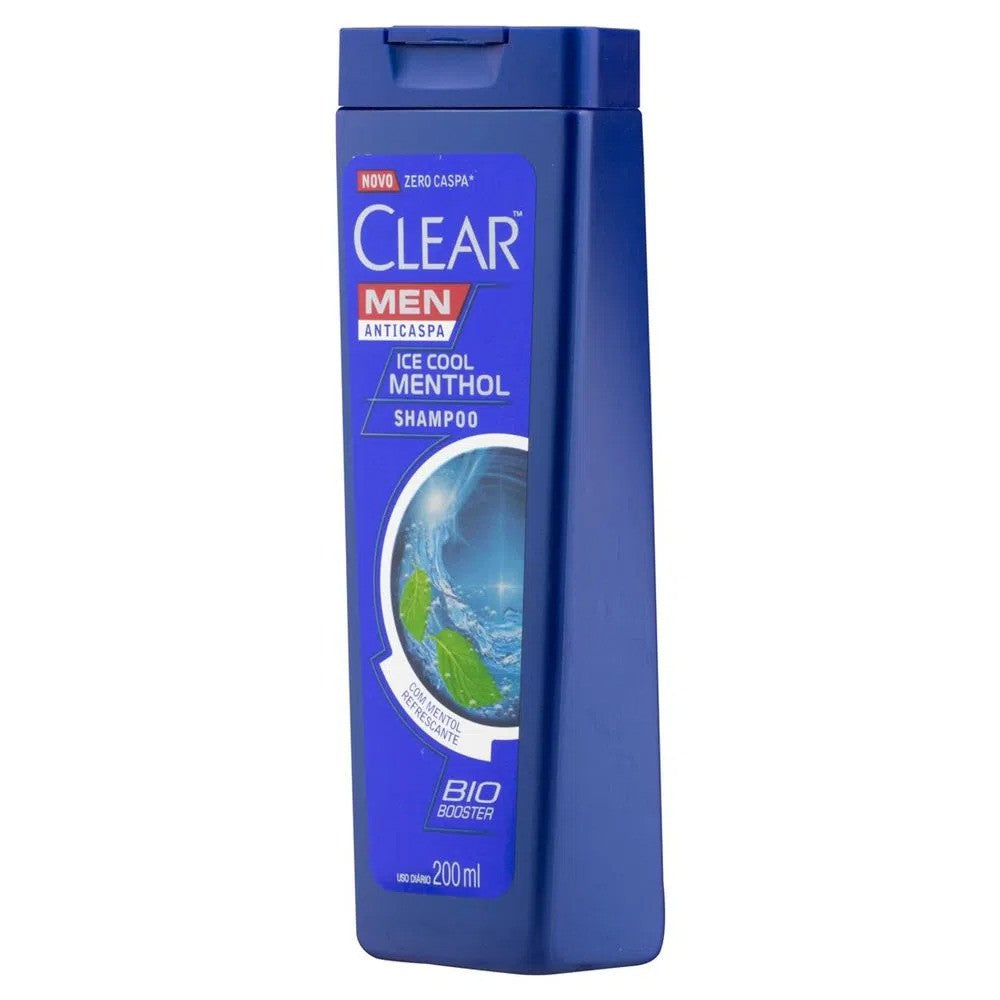 Shampoo Anticaspa Ice Cool Menthol Clear Men 200ml - Shopmano