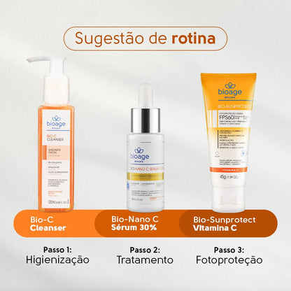 Sabonete Facial com Vitamina C Bio-C Cleanser Bioage 120ml