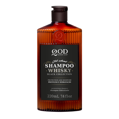 Shampoo Barba Cabelo Hidratação Old School Whiskey QOD 220ml - Shopmano