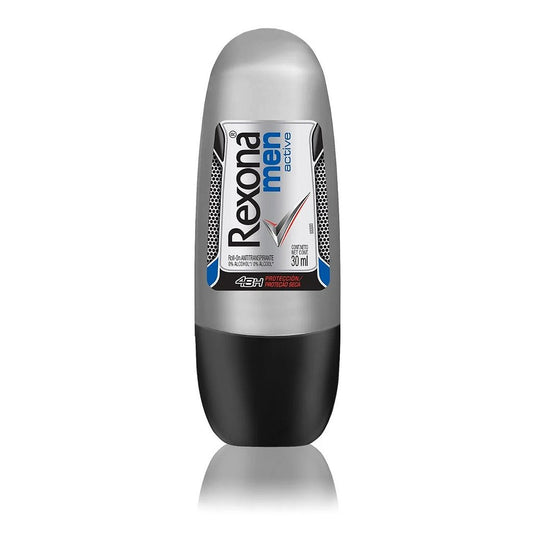 Desodorante Rollon Compact Active Dry Rexona 30ml - Shopmano