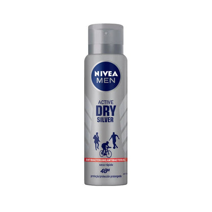 Desodorante Antitranspirante Silver Protect Nivea Men 150ml - Shopmano