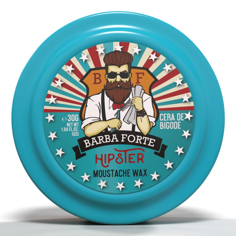 Cera De Bigode Moustache Wax Hipster Barba Forte 30g - Shopmano