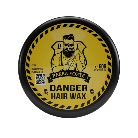 Cera Modeladora Efeito Brilho Danger Barba Forte 60g - Shopmano