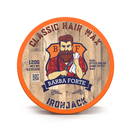 Cera Modeladora Efeito Brilho Ironjack Barba Forte 120g - Shopmano