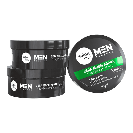 Cera Modeladora Essence Extraforte Salon Line Men 60g - Shopmano