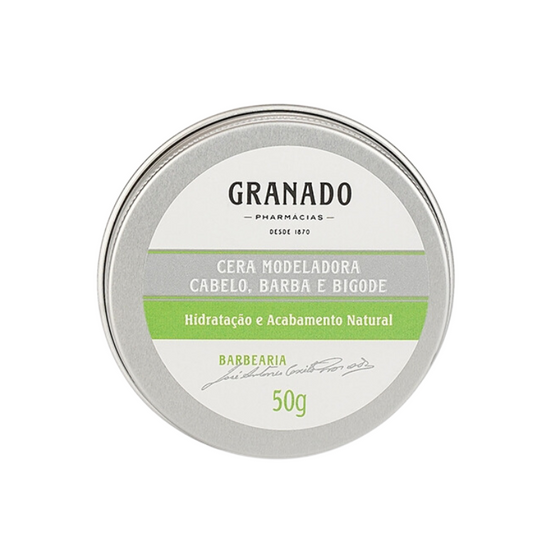 Cera Modeladora para Cabelo Barba e Bigode Granado 50g - Shopmano