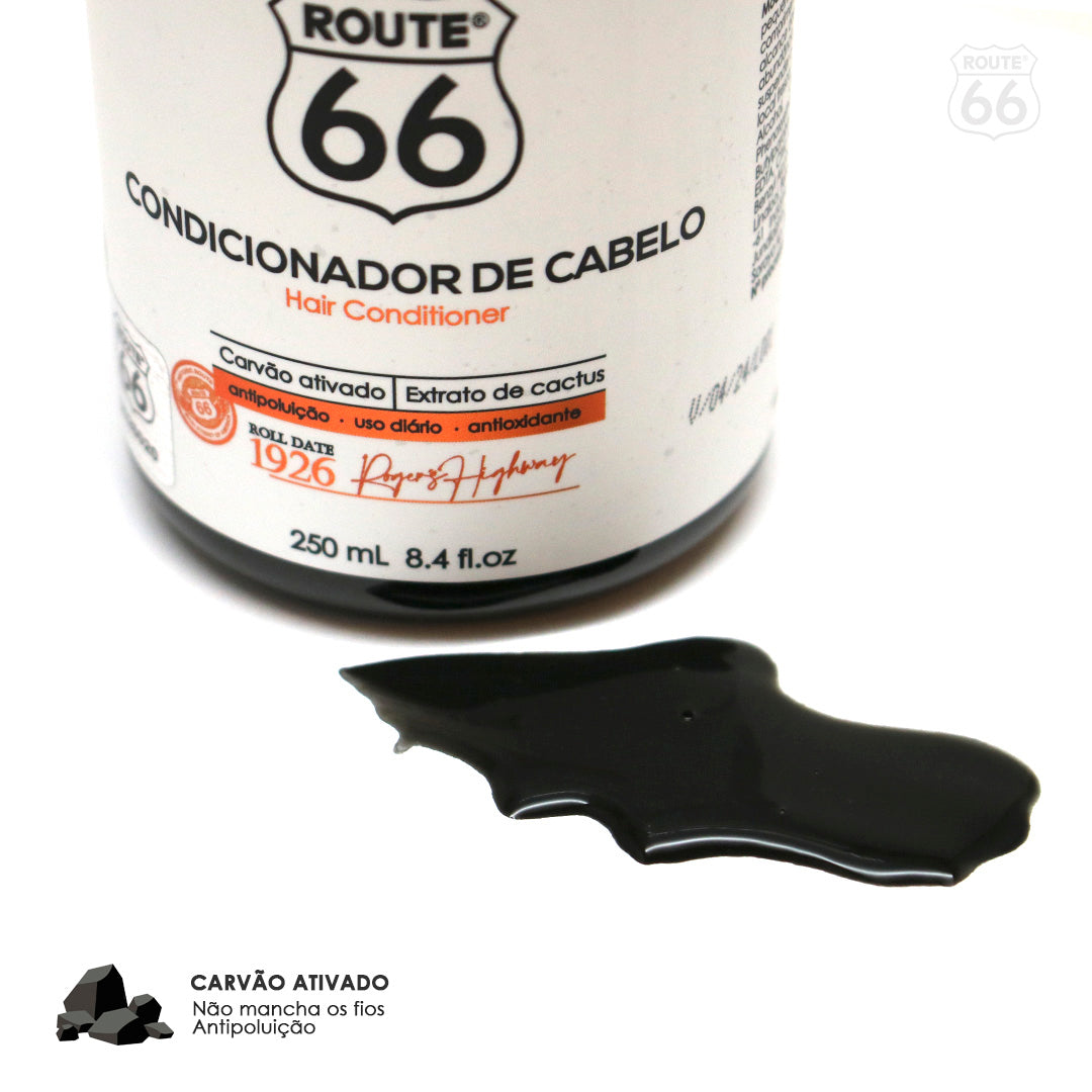 Condicionador de Cabelo Carvão Ativado Route 66 Viking 250ml - Shopmano