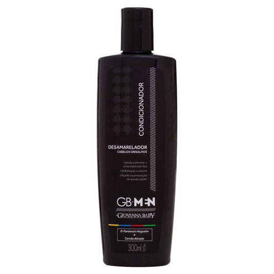 Condicionador Desamarelador Cabelos Grisalhos GB Men 300ml - Shopmano