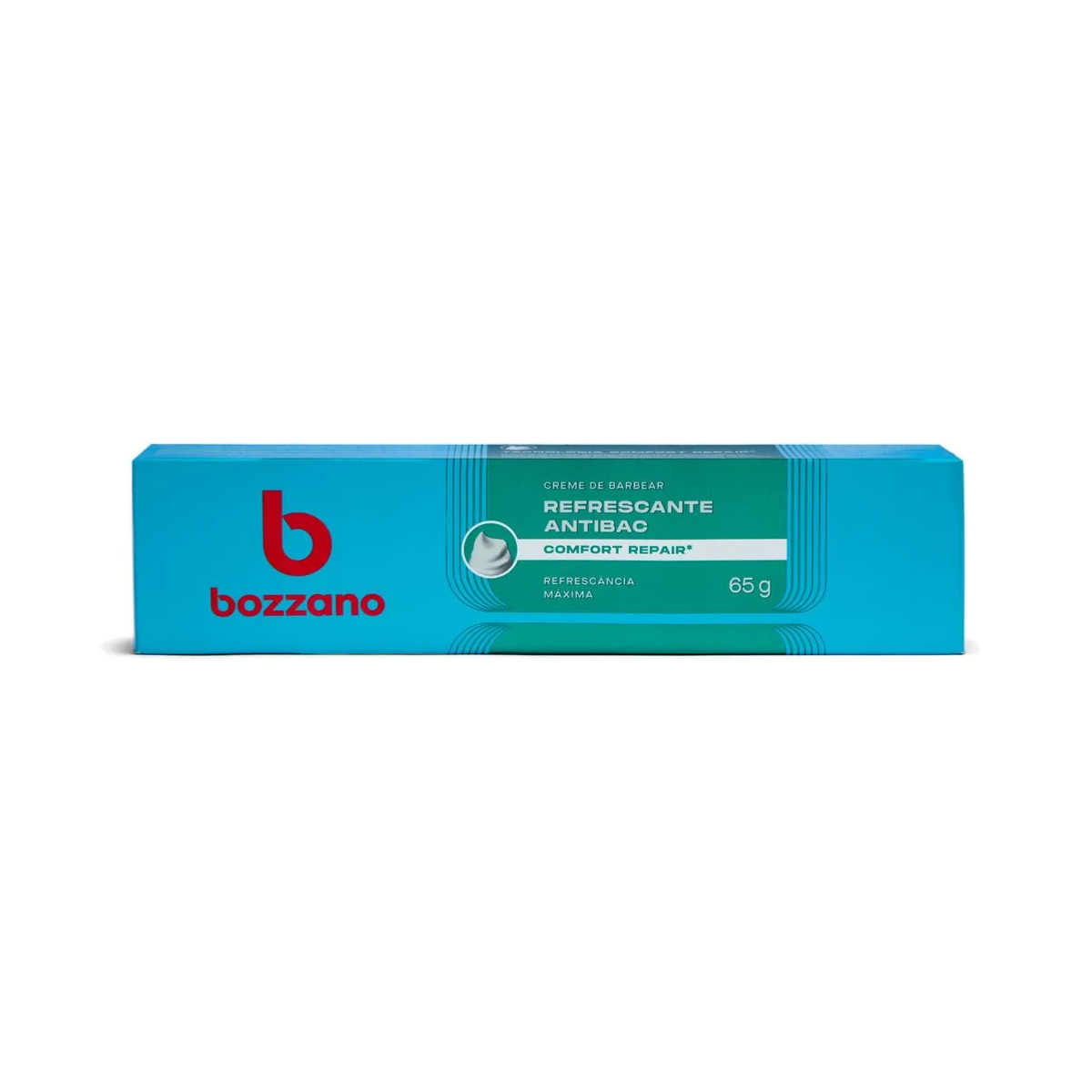 Creme De Barbear Refrescante Antibac Bozzano 65g - Shopmano