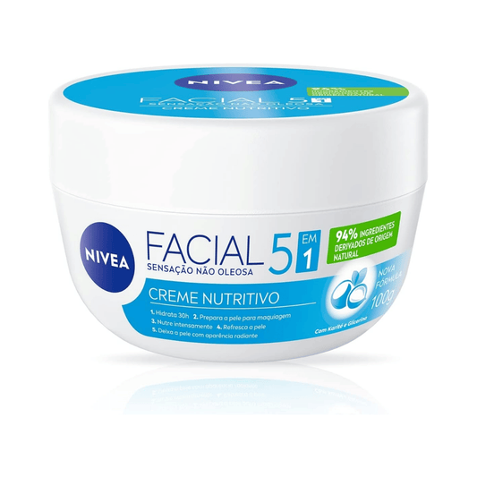 Creme Hidratante Facial Nutritivo Nivea 100g - Shopmano