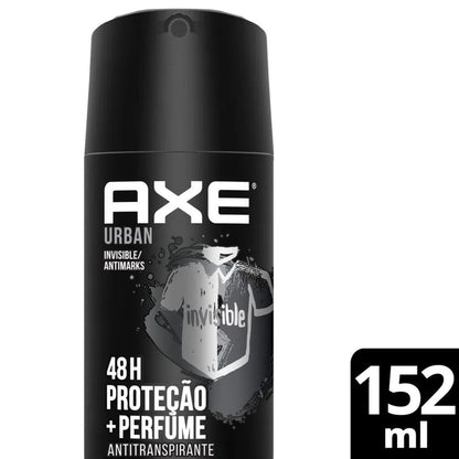 Desodorante Antitranspirante Urban Invisible 48h Axe 152ml - Shopmano