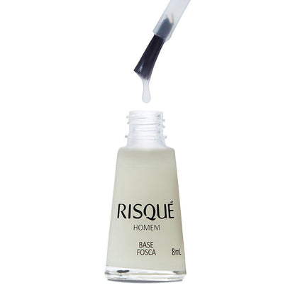 Esmalte Base Fosca Risqué Homem 8ml - Shopmano