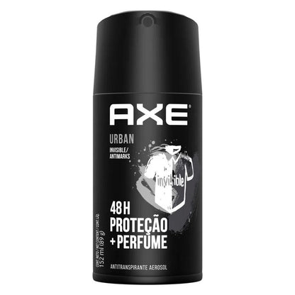 Desodorante Antitranspirante Urban Invisible 48h Axe 152ml - Shopmano