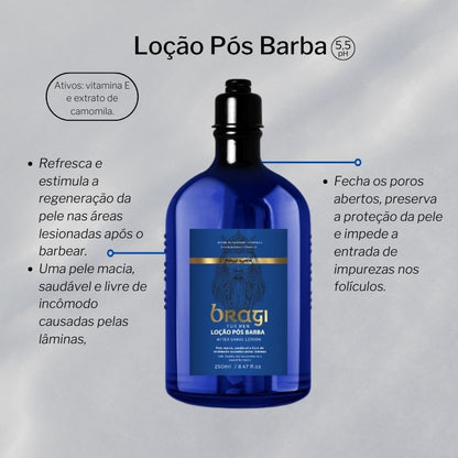 Loção Pós Barba Em Gel Bragi For Men 250ml - Shopmano