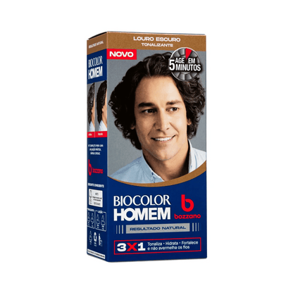 Tonalizante de Cabelo Louro Escuro Biocolor Homem Bozzano