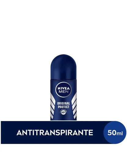 Desodorante Roll On Original Protect Nivea Men 50ml - Shopmano