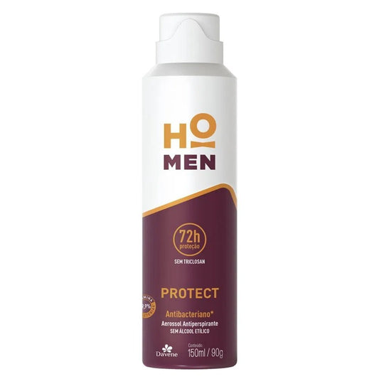 Desodorante Ho Men Protect Antibacteriano Davene 150ml - Shopmano