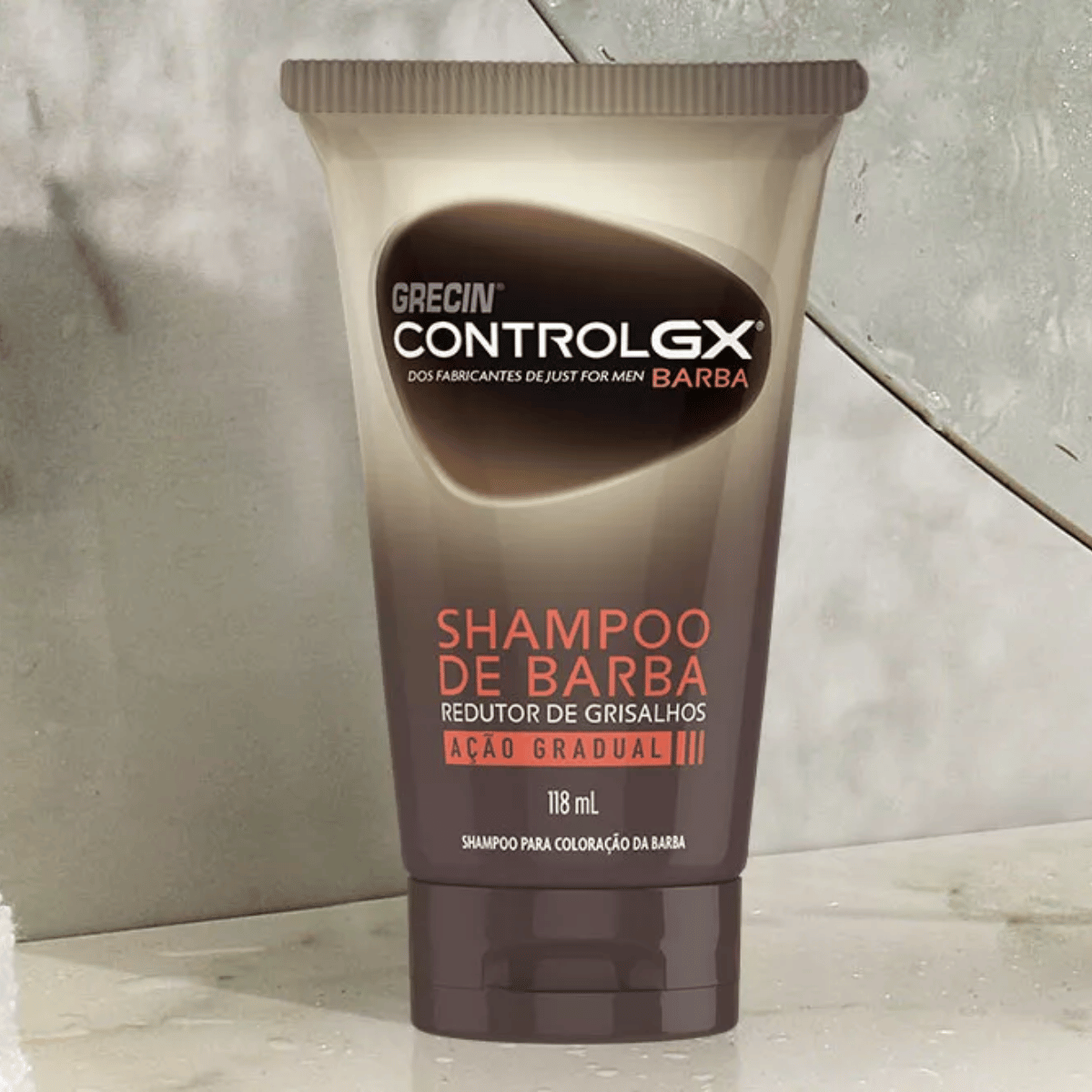 Shampoo de Barba Grecin Control GX Redutor Grisalhos 118ml