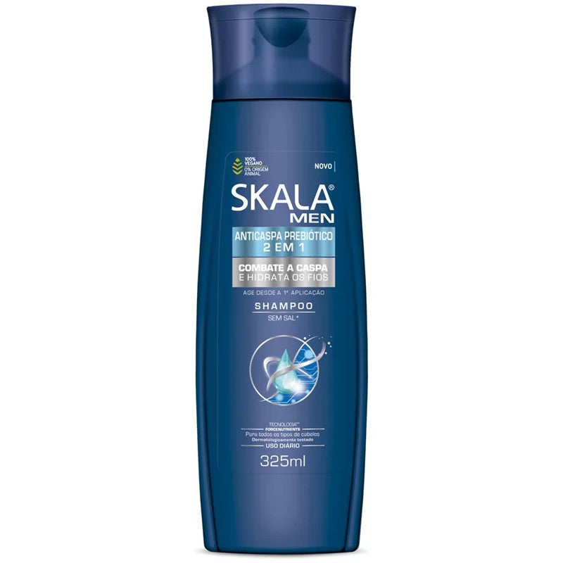 Shampoo Anticaspa 2 em 1 Skala Men 325ml - Shopmano