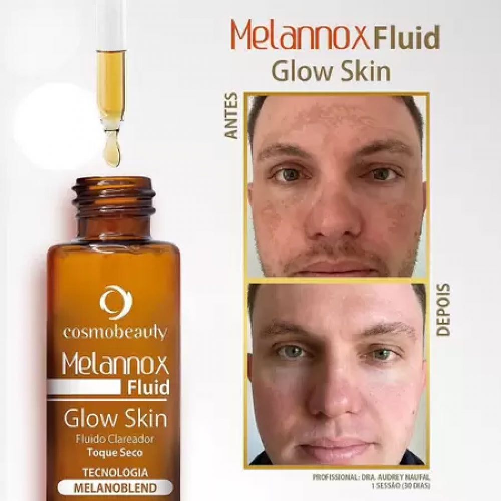 Fluido Uniformizador Facial Melannox Fluid Glow Skin 30ml