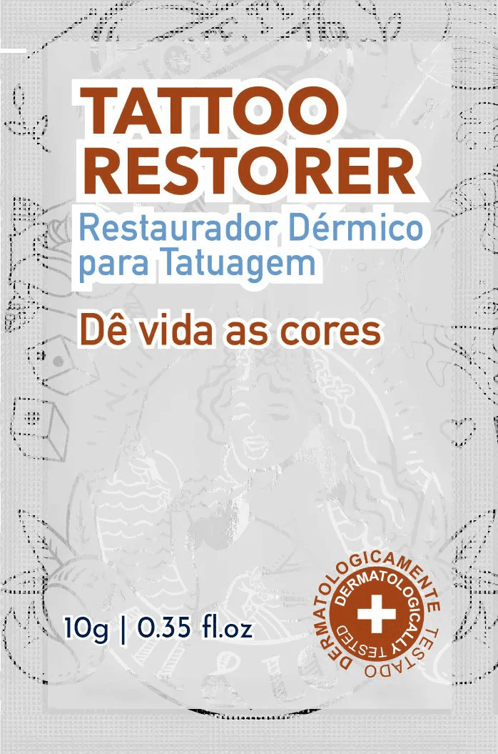 Restaurador Para Tatuagem Dérmico Tattoo Restorer Barba Forte 10g - Shopmano