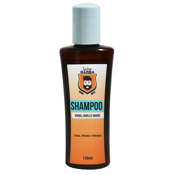 Shampoo Barba Cabelo e Bigode Senhor Barba 130ml - Shopmano