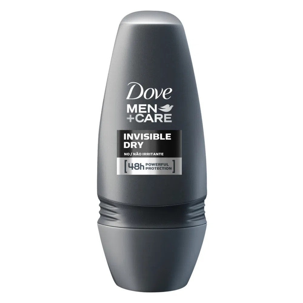 Desodorante Roll-On Invisible Dry Dove Men Care 48h 50ml - Shopmano