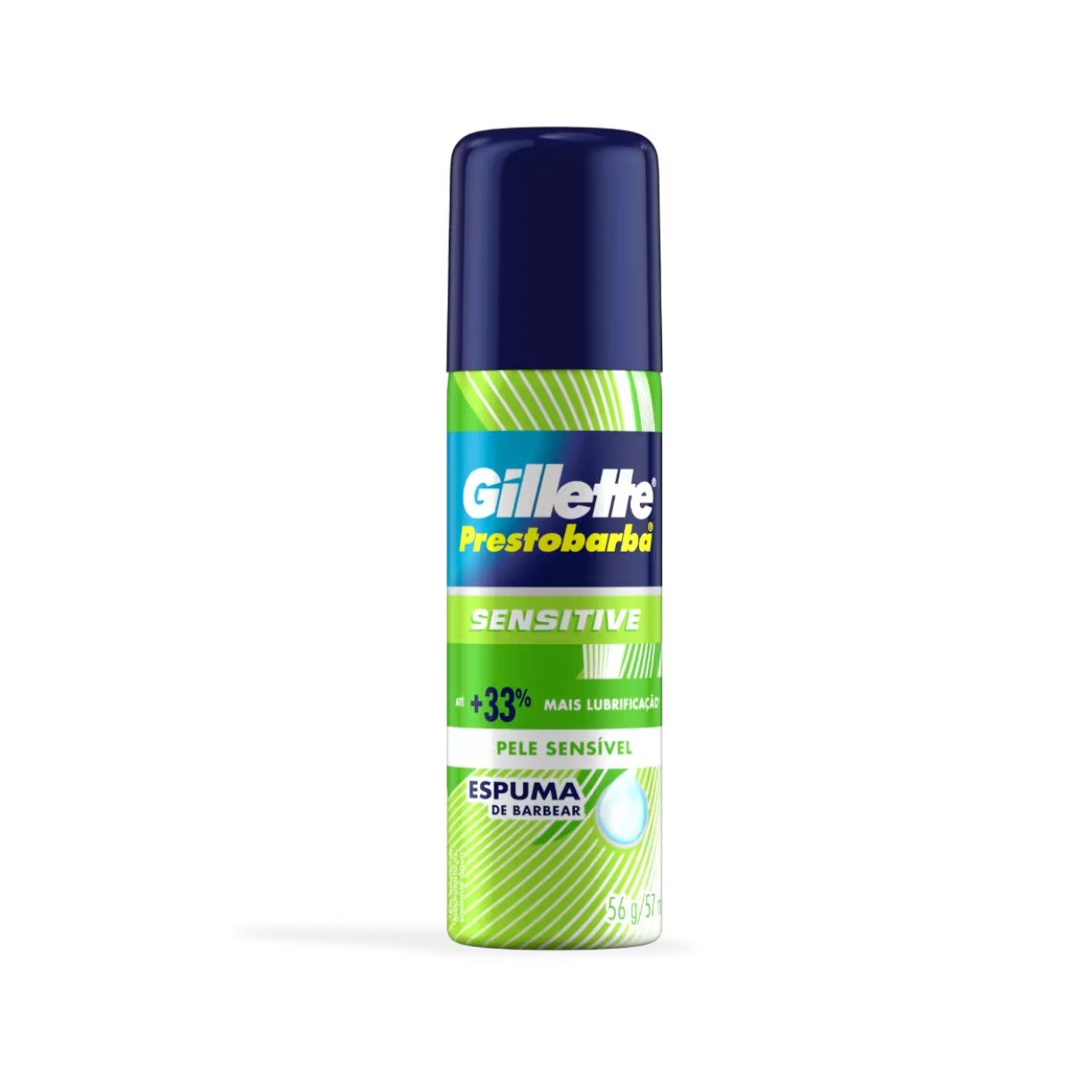 Espuma de Barbear Gillette Prestobarba Pele Sensível 150g - Shopmano