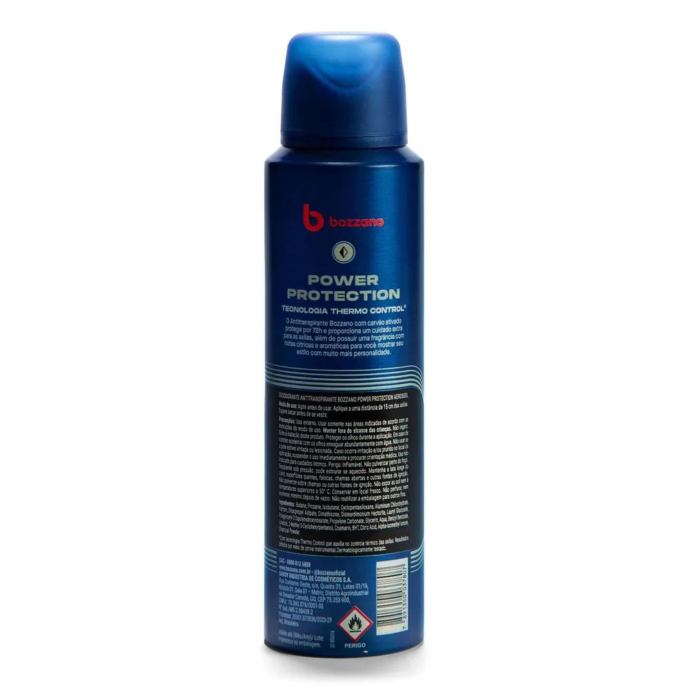 Desodorante Aerossol Bozzano Power Protection 150ml