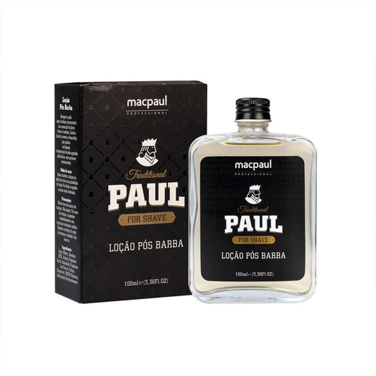 Loção Pós Barba Macpaul Professional Traditional Paul 100ml - Shopmano