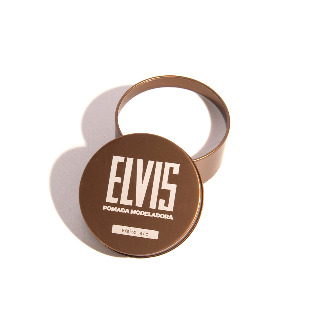 Pomada Modeladora Efeito Seco Elvis Presley Viking 80g - Shopmano