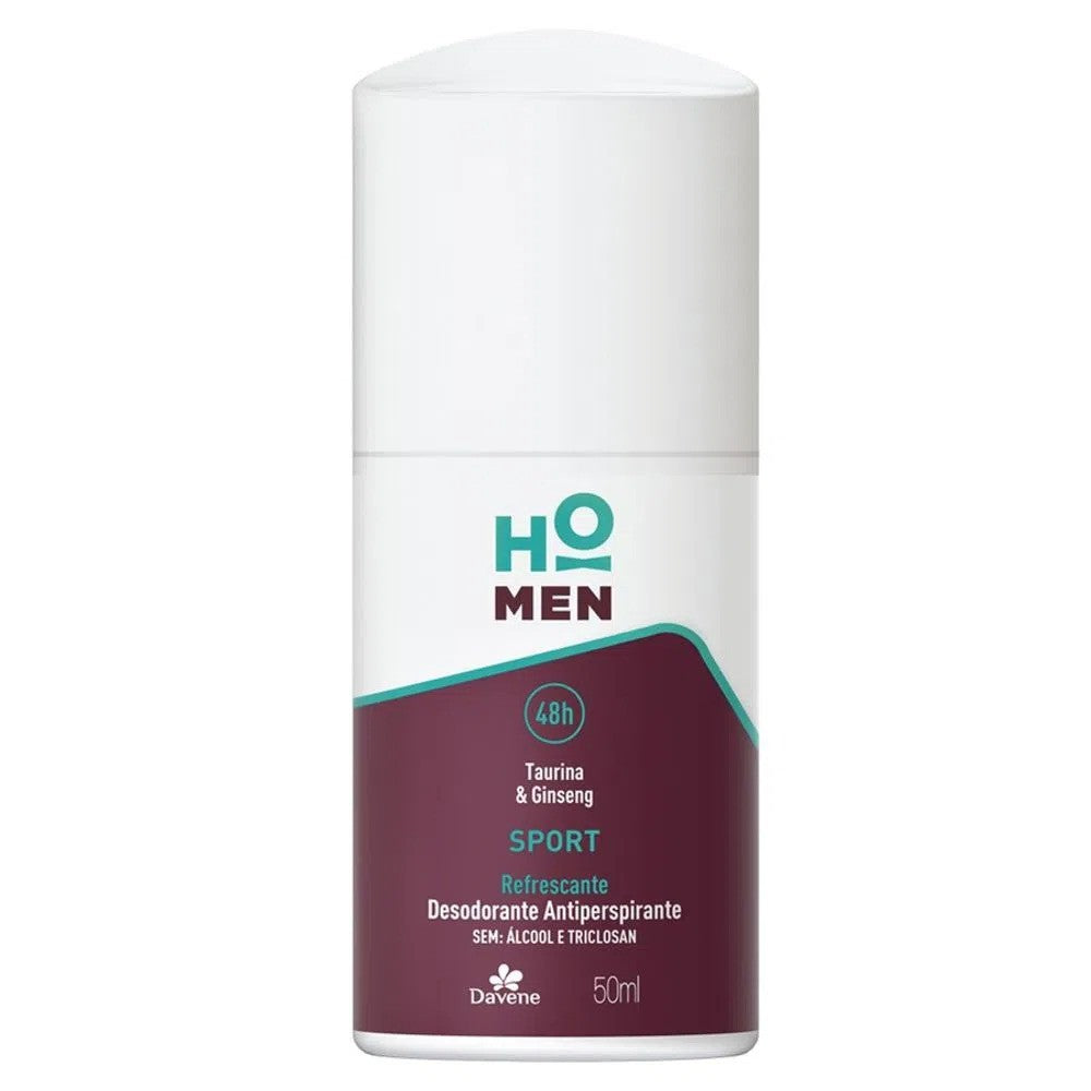 Desodorante Antiperspirante Roll On Ho Men Sport Davene 50ml - Shopmano