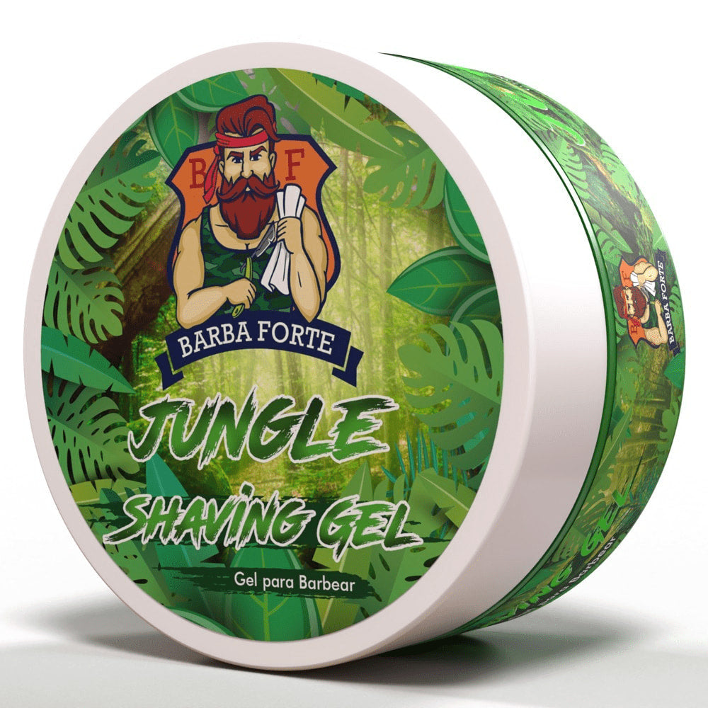 Gel De Barbear Jungle Shaving Gel Barba Forte 170g - Shopmano