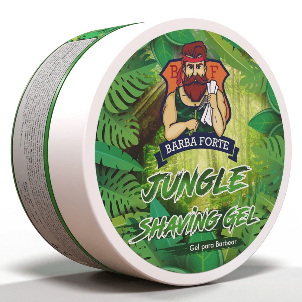 Gel De Barbear Jungle Shaving Gel Barba Forte 170g - Shopmano